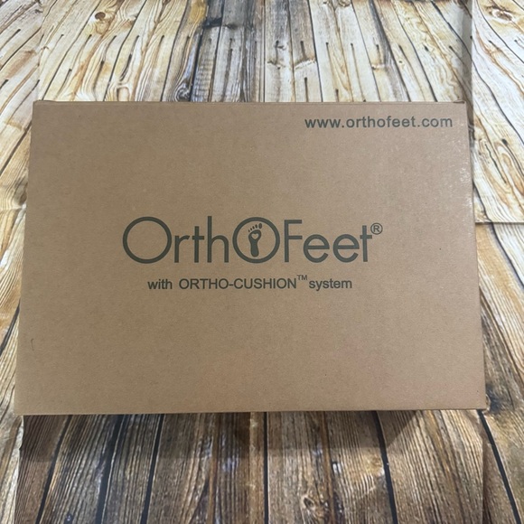 NIB Orthofeet Highline 484 Brown Leather Diabetic Boots Mens Size 13 2E - Picture 3 of 4